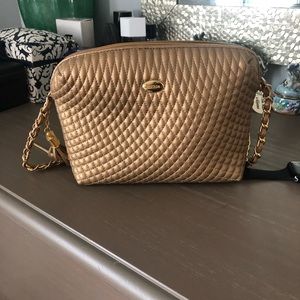 Beautiful Gold Quilted Shoulder Bag